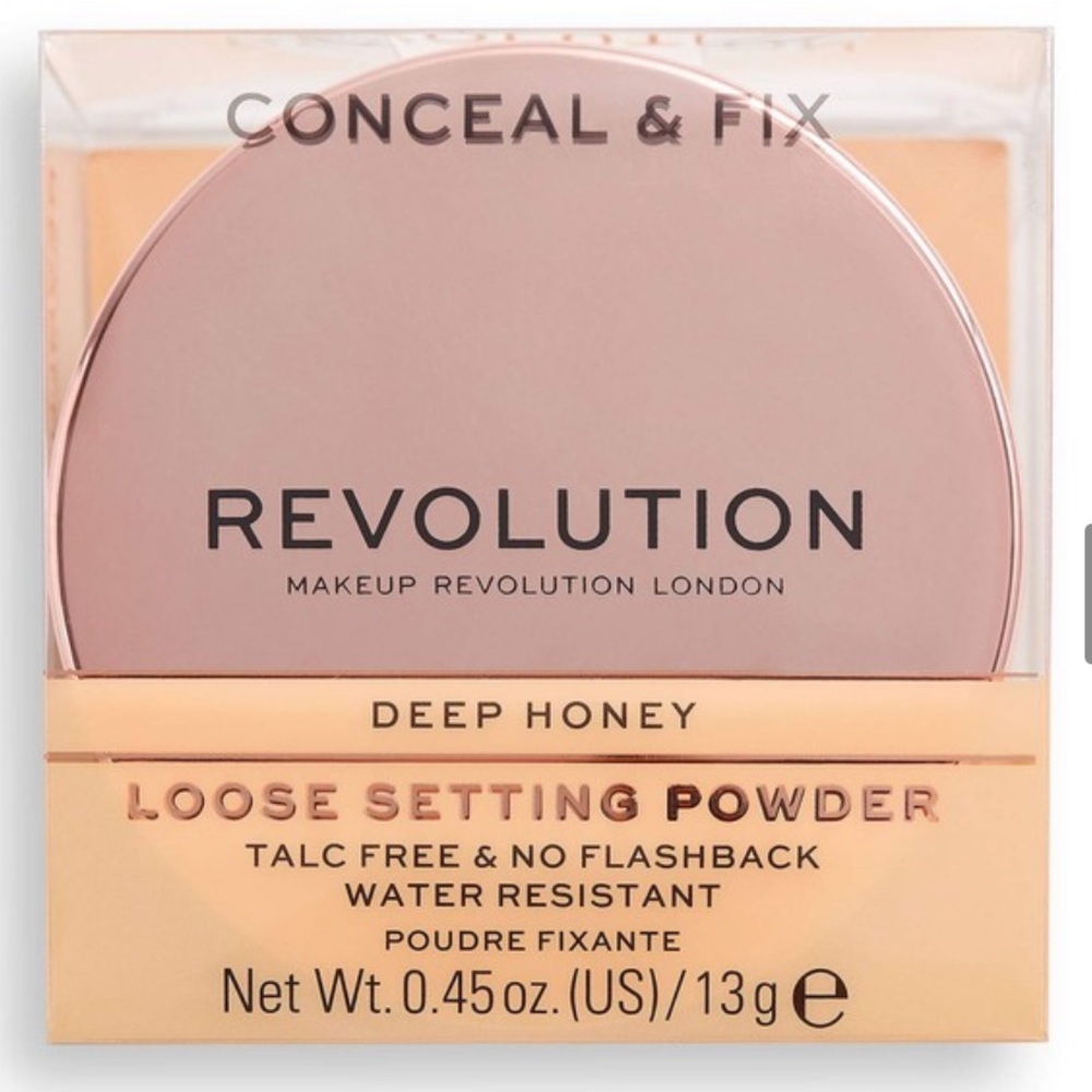 Makeup revolution loose setting powder (deep honey)